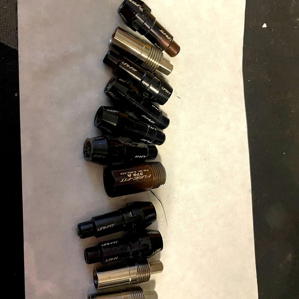 Golf club shaft tip adapters